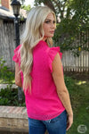 Parker Hot Pink Top - Also in Plus Size