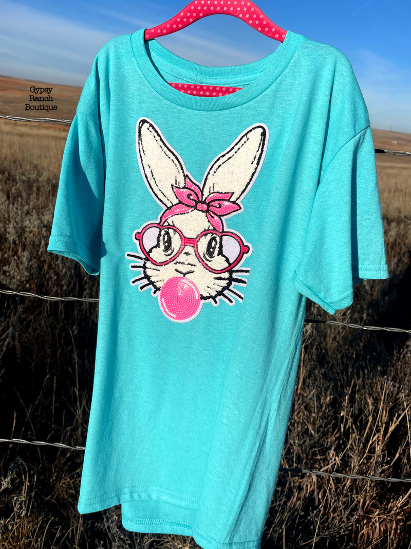 Kids Bunny Sequin Patch Tee
