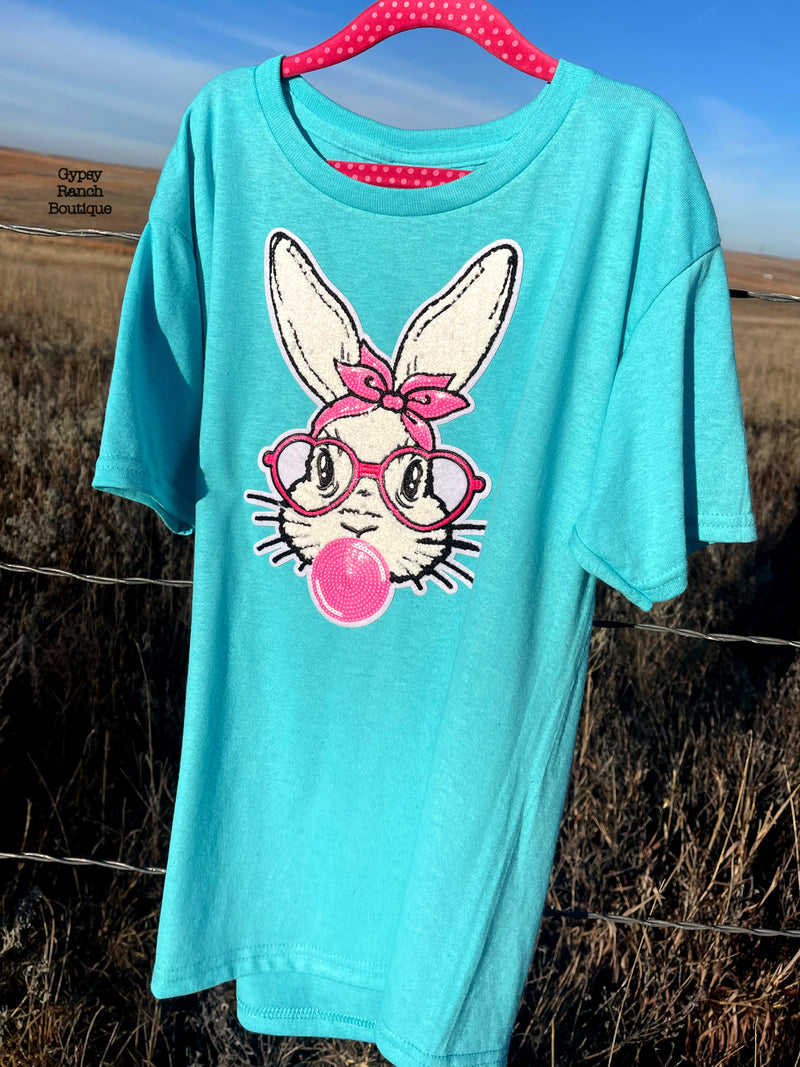 Kids Bunny Sequin Patch Tee