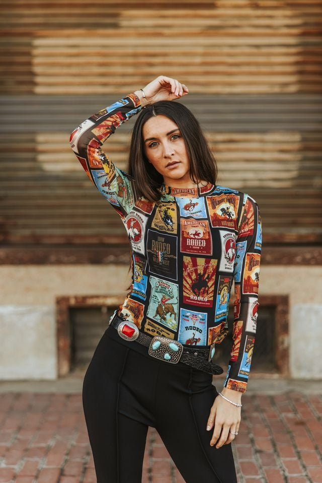 On The Rodeo Trail Mesh Layering Top - Also in Plus Size