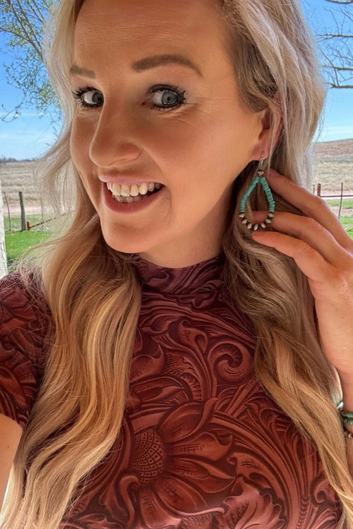 Laguna River Turquoise Earring