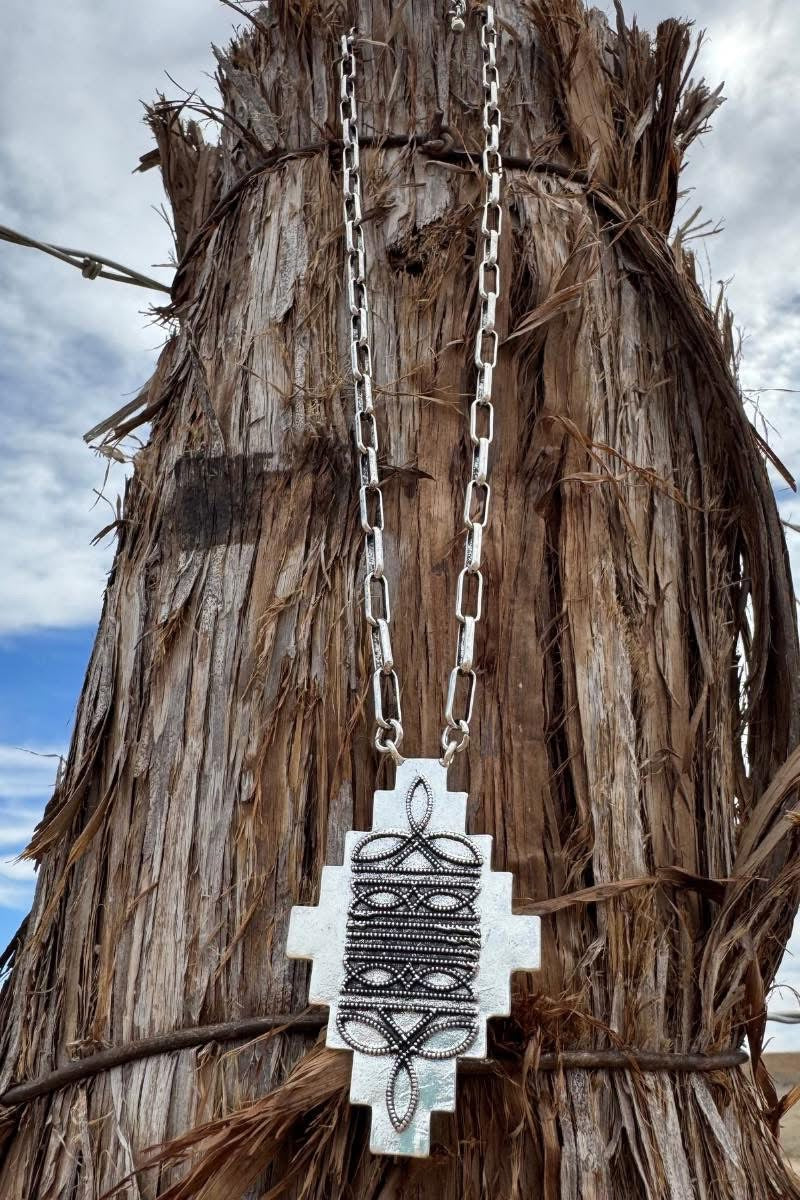 Boot Stitch Necklace