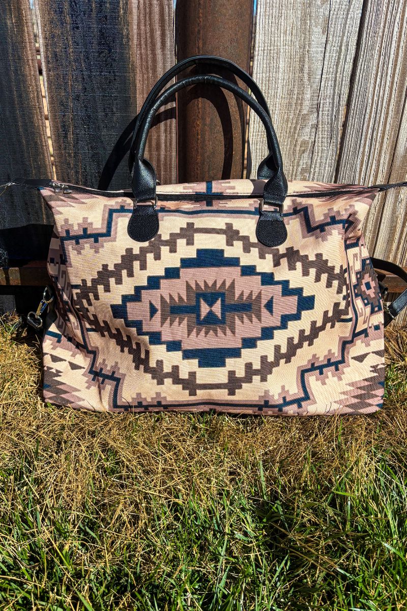 Downtown Denver Aztec Overnight XL Tote Bag