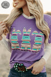 Western Serape Bunny Tee - Also in Plus Size