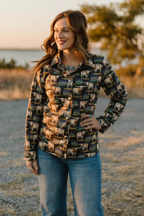 Longhorn Blazer - Also in Plus Size