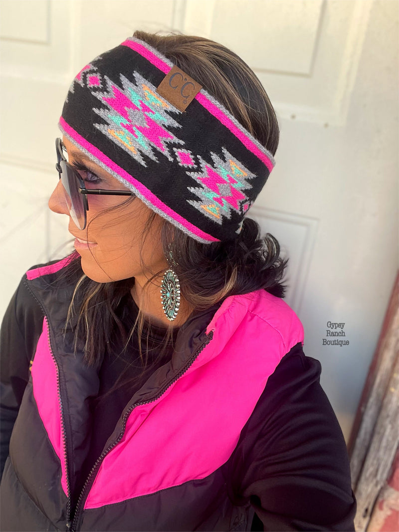 Salisaw Aztec Ear Warmer Headband