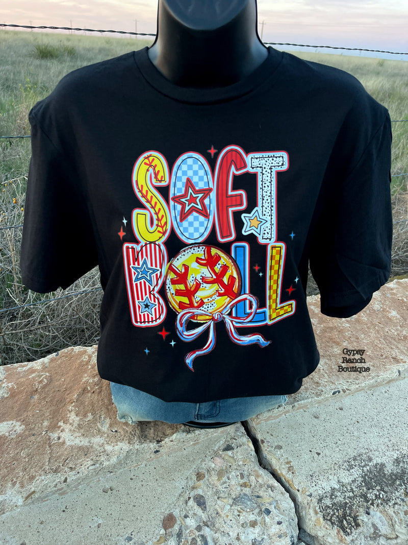 At The Ball Park Softball  Tee - Also in Plus Size