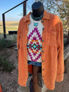 Spice of Life Shacket w/ Concho Buttons - Also in Plus Size