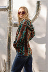 South Bound Tooled Aztec Pullover Top - Also in Plus Size