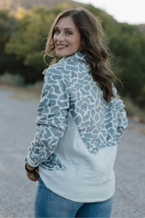 Conway Camo Pullover - Also in Plus Size