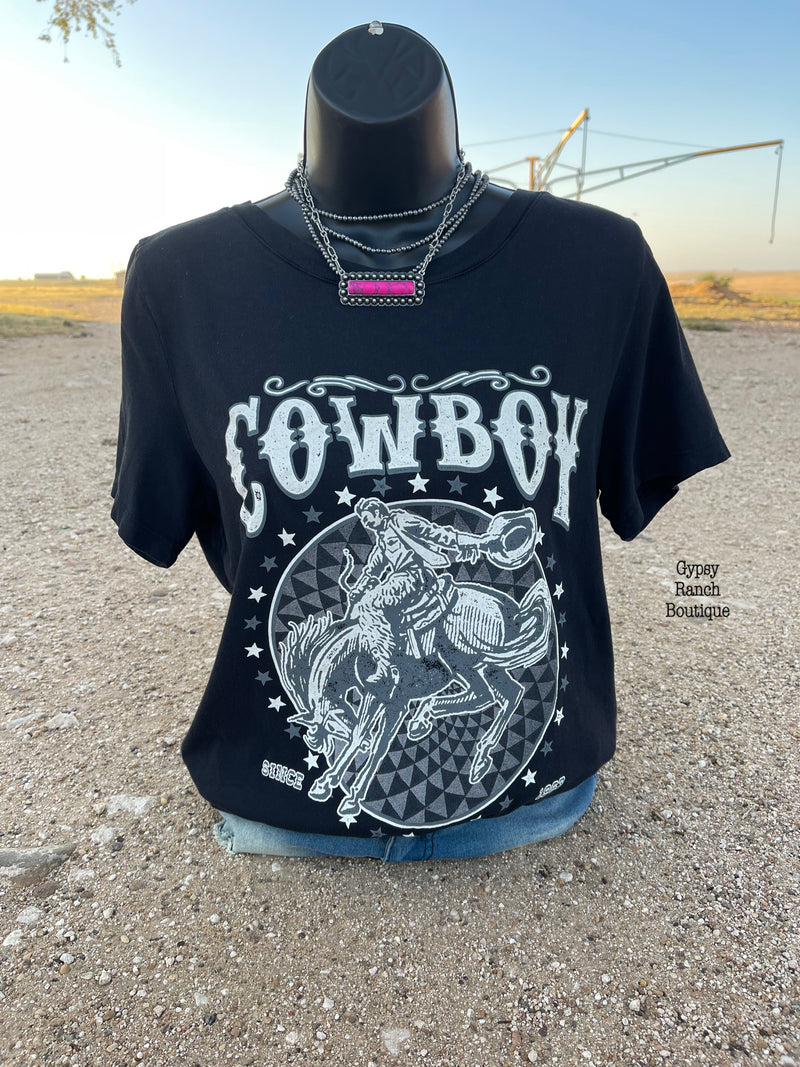 Trace the Cowboy Mineral Wash Top - Also in Plus Size