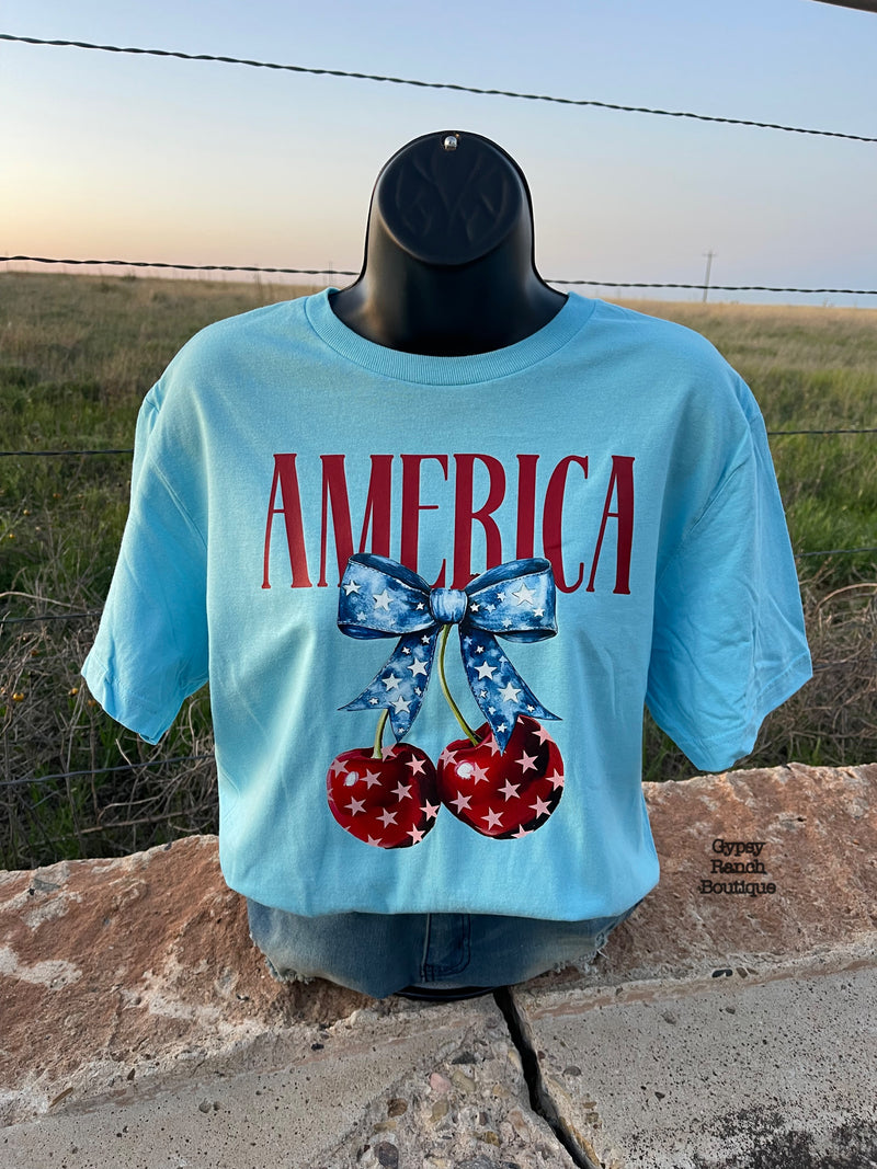 America Cherry Star Tee - Also in Plus Size