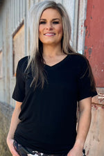 Simple Sterling Black Top - Also in Plus Size