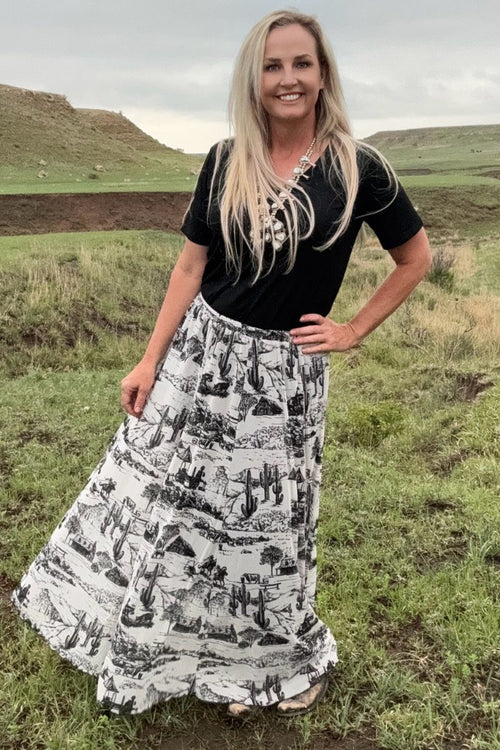 Old Fort Days Maxi Skirt - Also in Plus Size