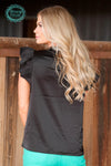 Hensley Black Top - Also in Plus Size