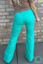 Tinley Lane Turquoise Denim Jeans