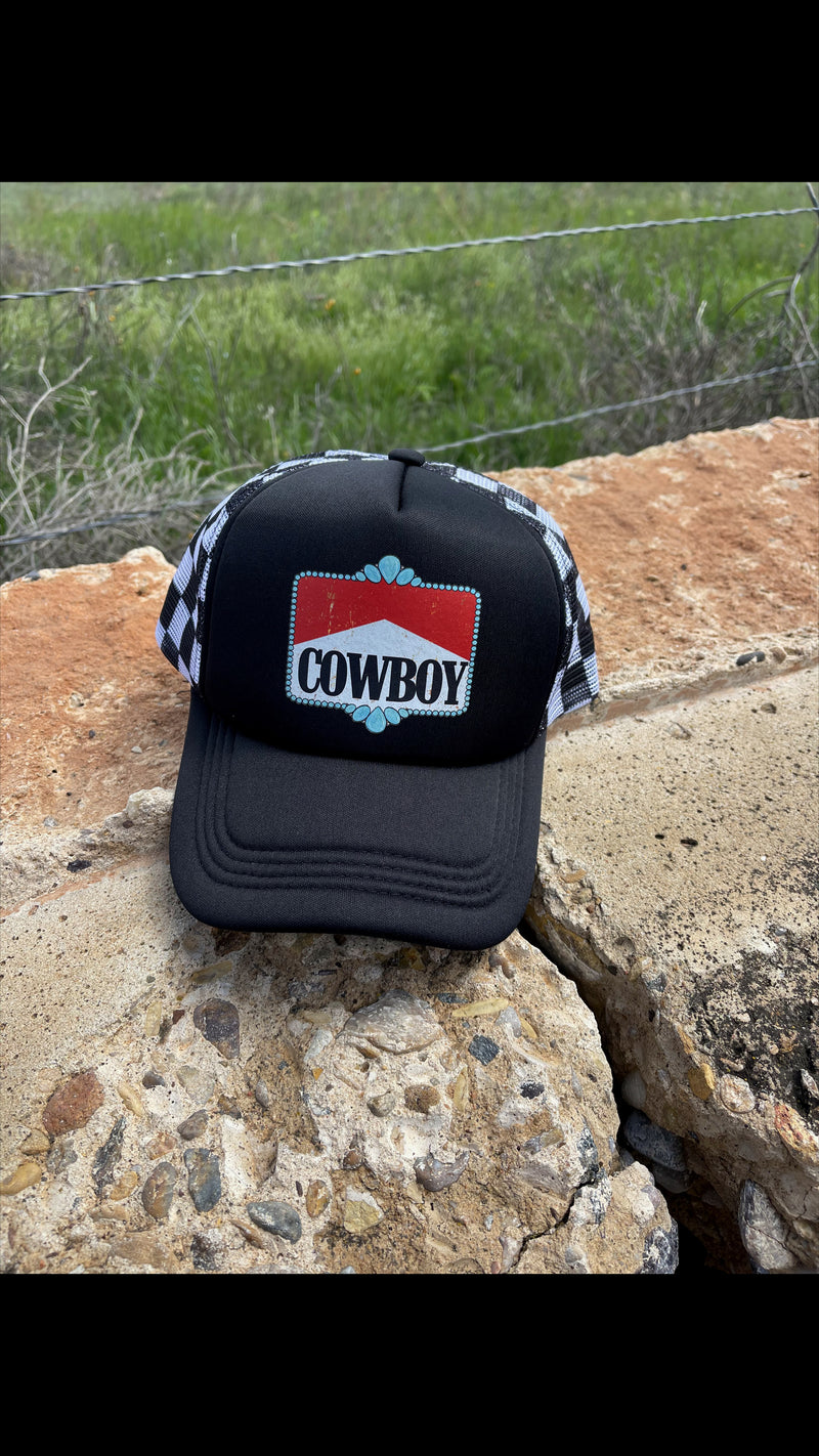 Cowboy Checkered Cap