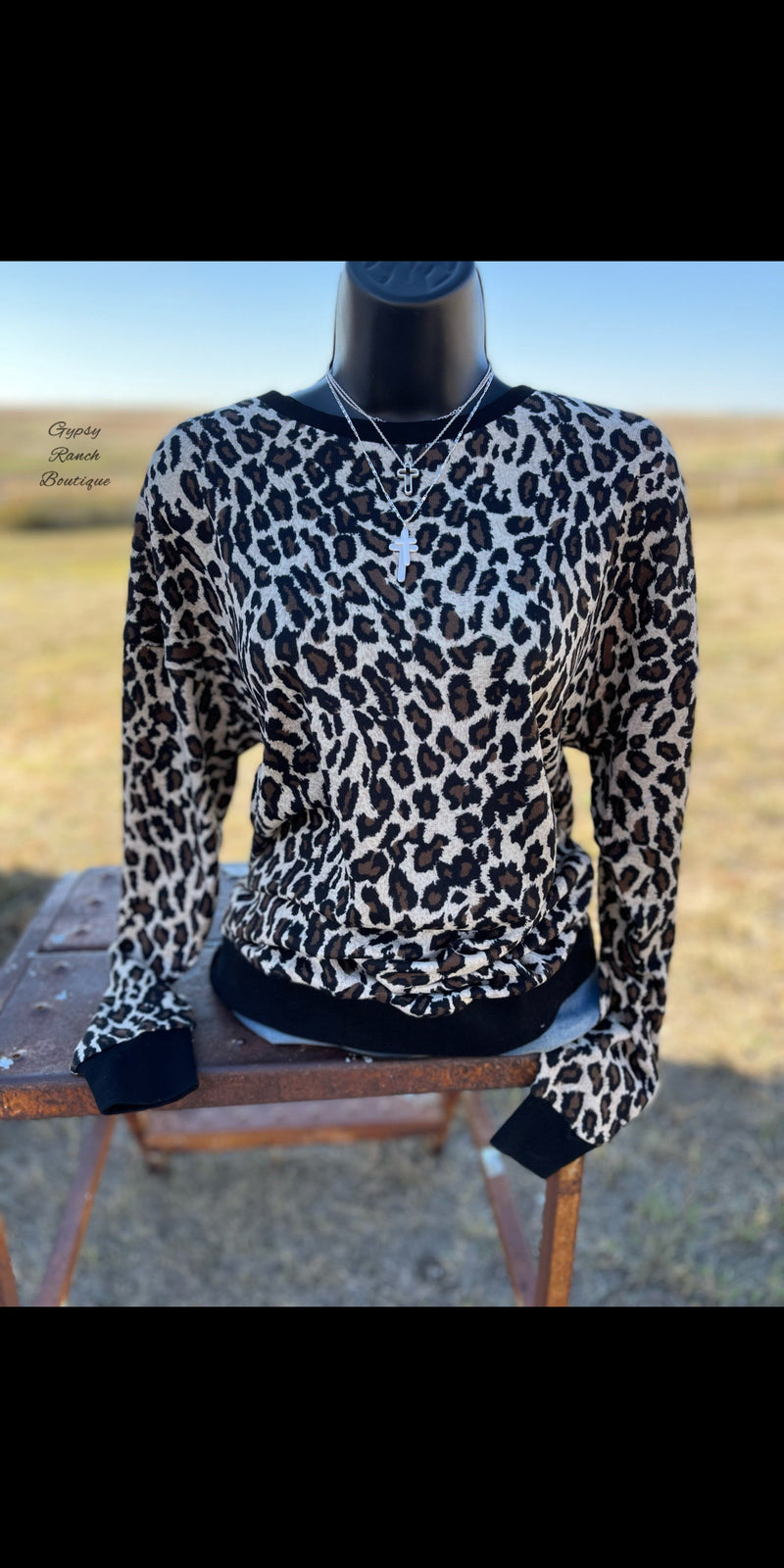 Preston Leopard Pullover Top - Also in Plus Size