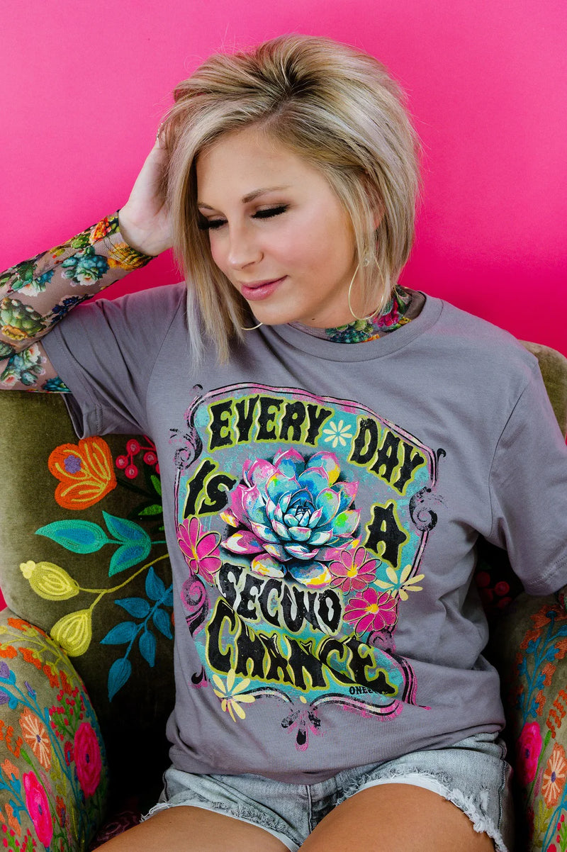 Everyday is a Second Chance Top - Also in Plus Size
