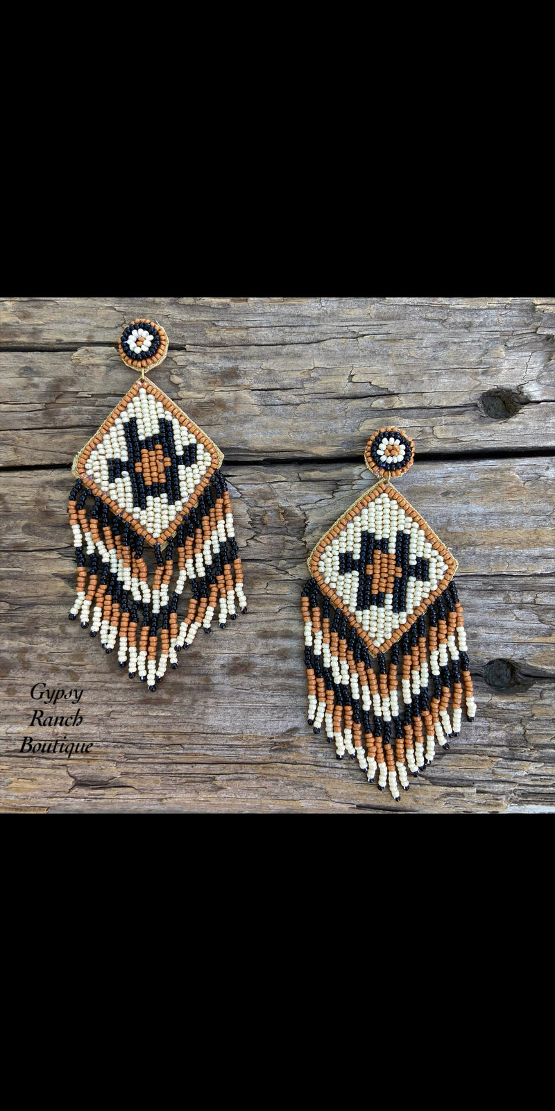 Del Rio Tribal Beaded Earrings