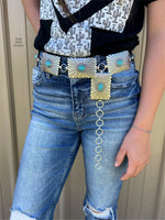 Spanish Fork Turquoise Concho Belt