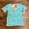 Deuce’s Wild Reversible Aztec Leopard Top - Also in Plus Size