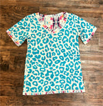 Deuce’s Wild Reversible Aztec Leopard Top - Also in Plus Size