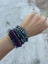 High Stack Iridescent Bracelet Set