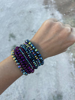 High Stack Iridescent Bracelet Set
