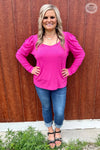 Something Classy Pink Top - Also in Plus Size