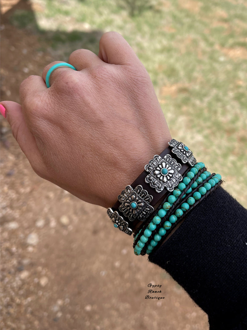 Tularosa Cross Concho Bracelet