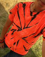 Orange & Black Twist Tee  Kids & Adults - Also in Plus Size