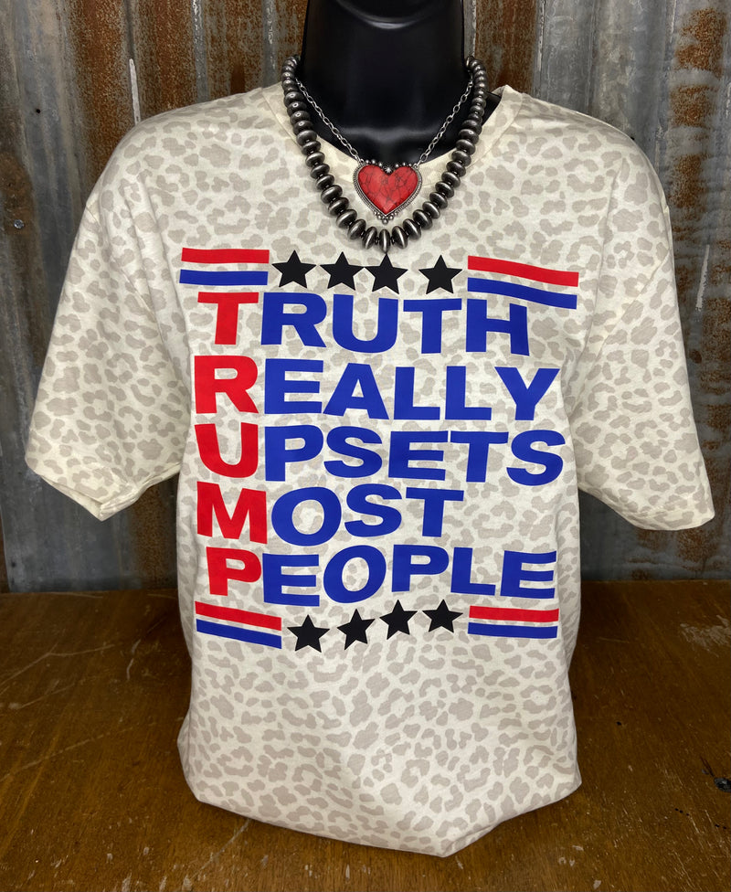 Leopard Truth Really Upsets Most People Top - Also in Plus Size