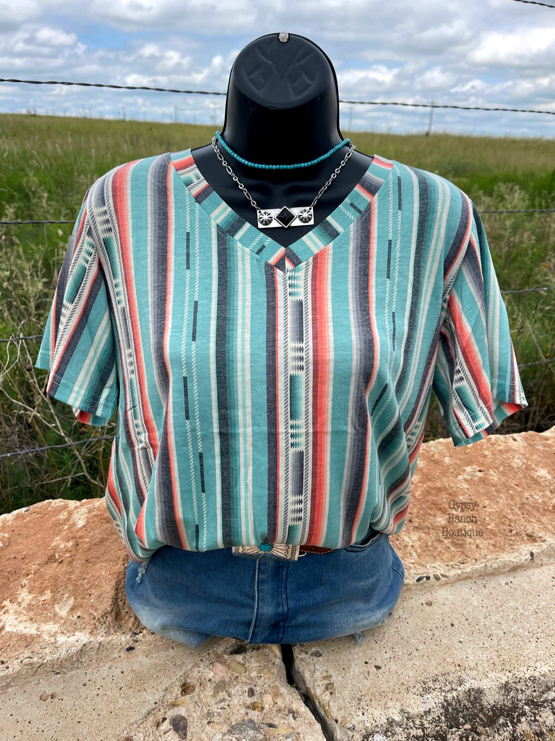 Frontier Serape Top - Also in Plus Size