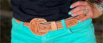 The Durango Tooled Belt & Buckle