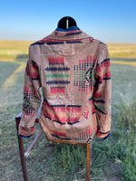 Davenport Aztec Suede Blazer - Also in Plus Size