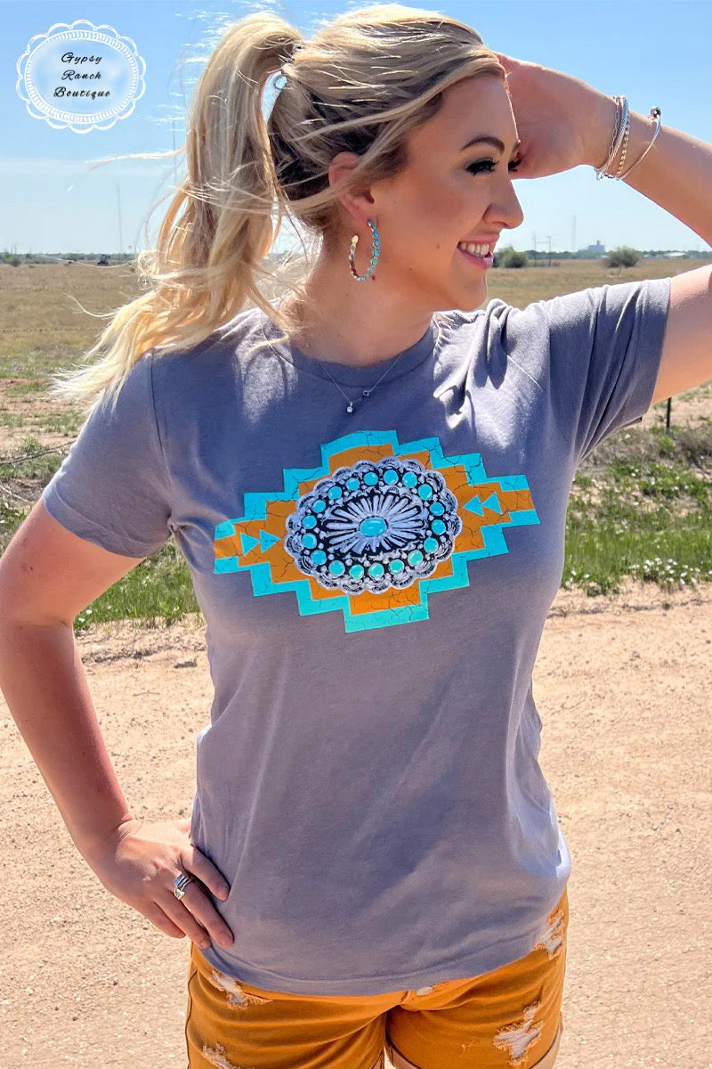 Colorado Concho Tee - Also in Plus Size