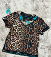 Flipping Sides Leopard Aztec Reversible Top - Kids