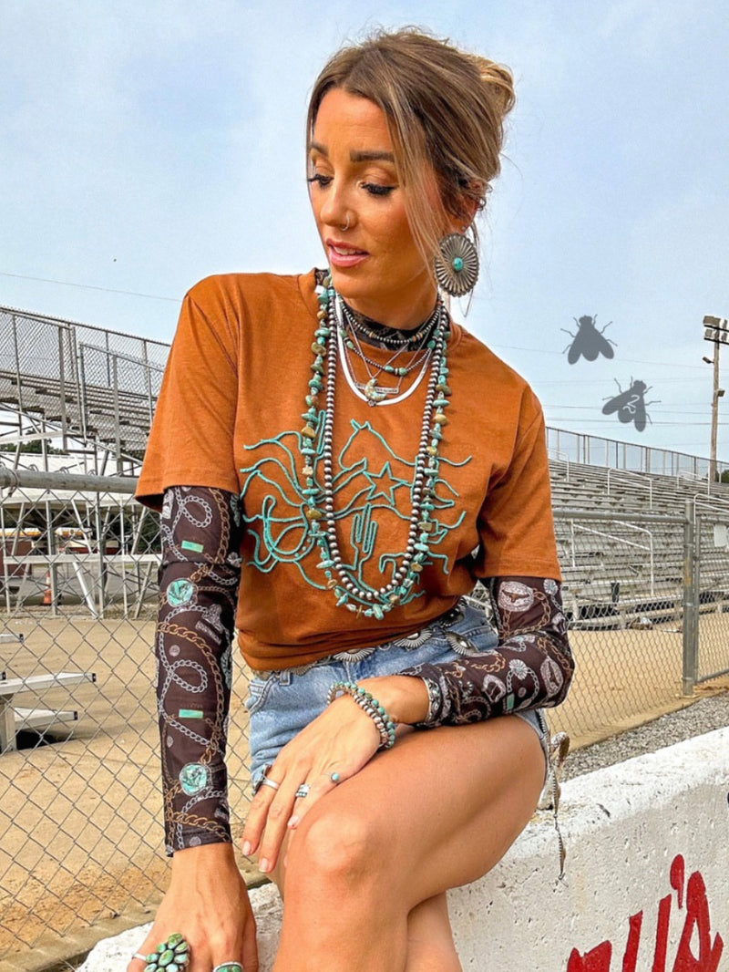 Ranch Road Embroidered Top - Also in Plus Size