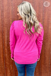 Something Classy Pink Top - Also in Plus Size
