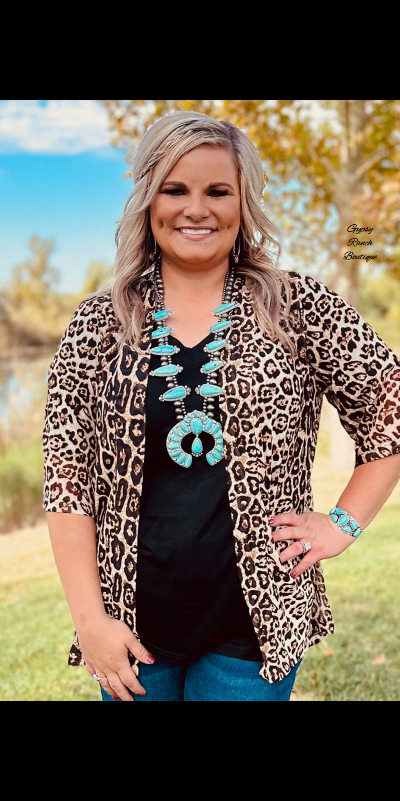 Laramie Leopard Caridgan - Also in Plus Size