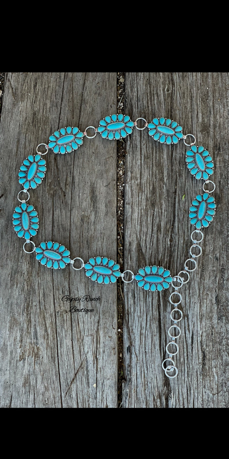 Portales Turquoise Concho Belt
