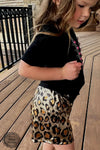 Born Bold Leopard Kids Metallic Shorts - Kids