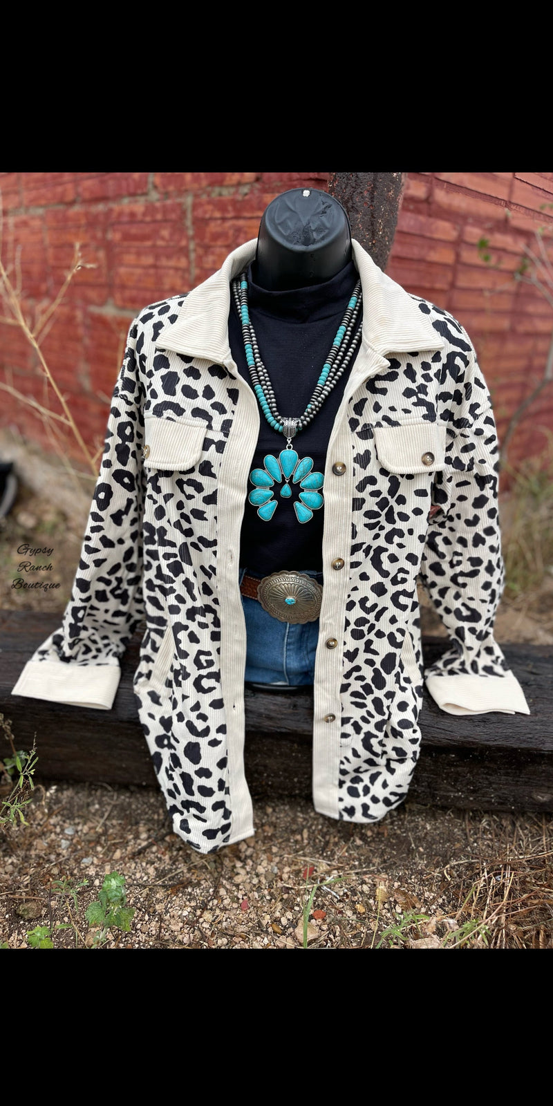 Here For A Good Time Leopard Shacket - Also in Plus Size