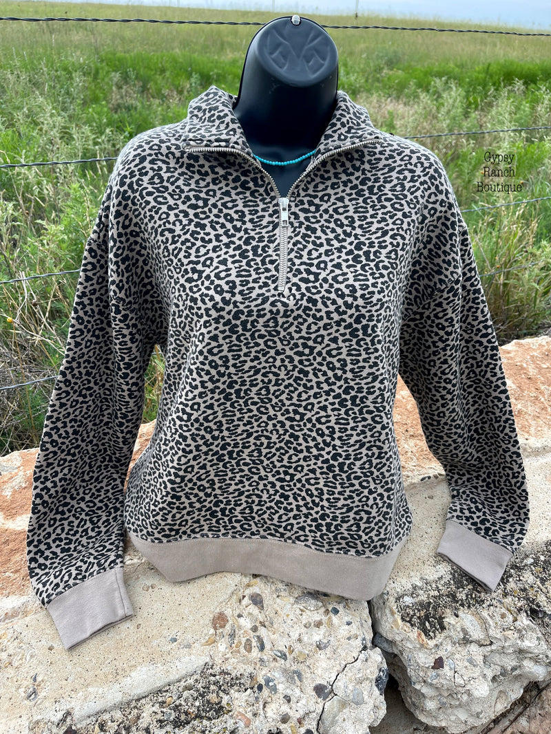 Leopard Crush Pullover - Also in Plus Size