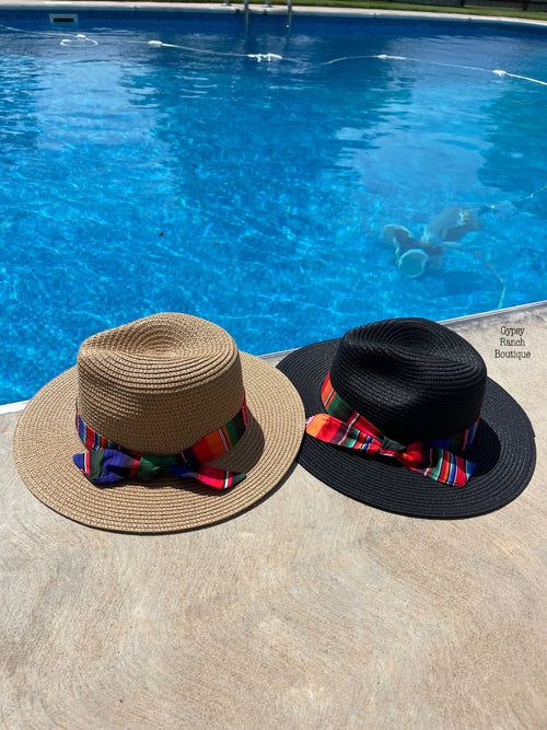 Beach Waves Fedora Hat - 2 color options