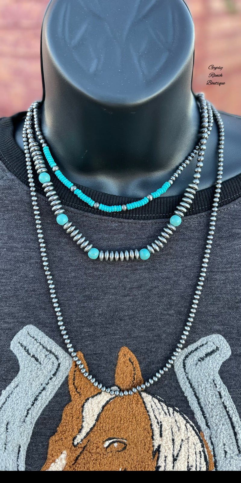 Rise Above Layered Turquoise Necklace