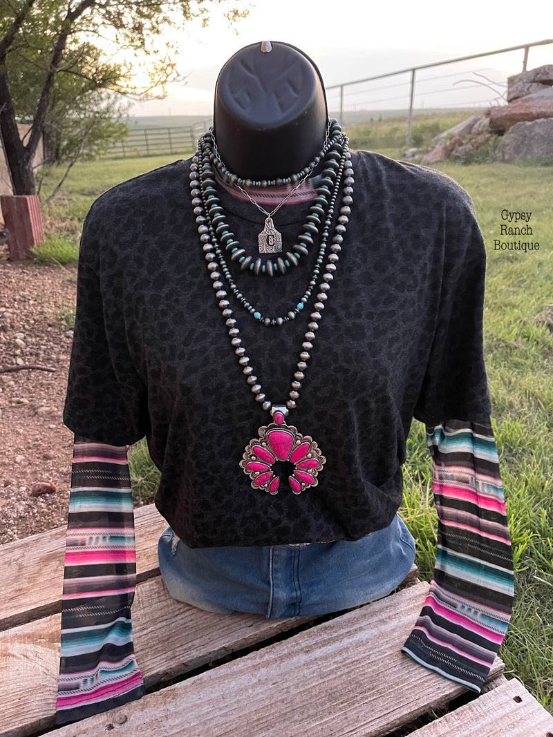 Desert Dreams Serape Mesh Layering Top - Also in Plus Size