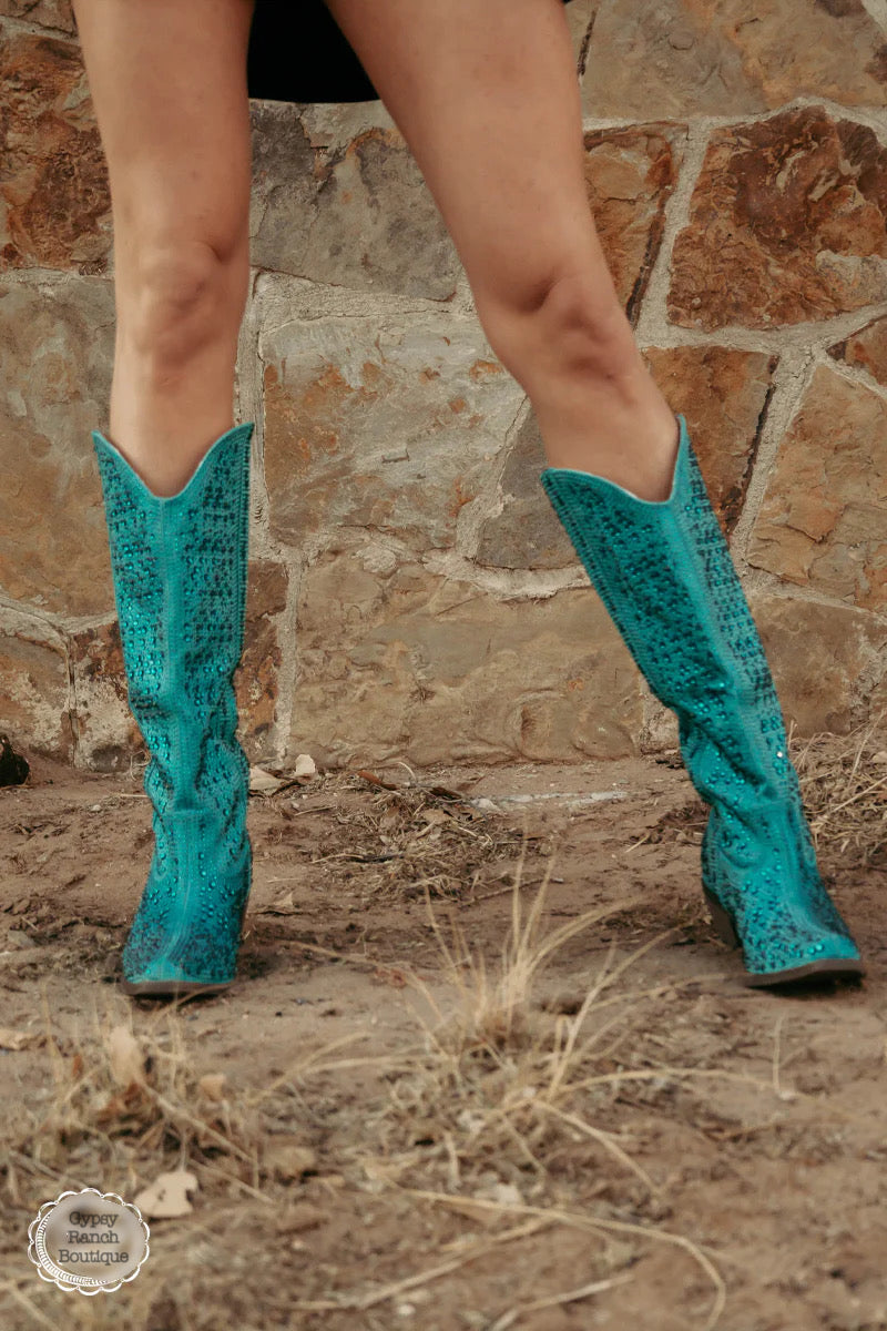 A Turquoise Dream Boots