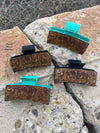 Sterling Kreek Leather Hair Clip